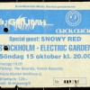 Concert ticket from 1990